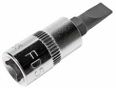 Фотография товара 'Jtc Головка с насадкой ШЛИЦ 1/4" х SL5.5, длина 37мм JTC /1, JTC-23855'