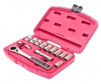 Фотография товара 'Jtc Набор головок со сквозным отверстием 10-19мм (в кейсе) 14 предметов JTC /1, JTC-3439'