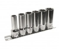 Фотография товара 'Jtc Набор головок торцевых средней глубины 6-гранных 3/8" 8-14мм, длина 46мм 6 предметов, JTC-H306M'