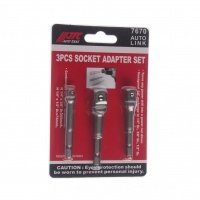 Фотография товара 'Jtc Набор адаптеров для торцевых головок 1/2"X73L, 3/8"x65L, 1/4"X65L (старый артикул JTC-JW0760) JTC /1/10/40, JTC-7670'