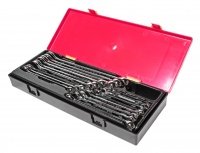 Фотография товара 'Jtc Набор ключей комбинированных с зеркальной полировкой 6-23мм (в кейсе) 17шт JTC /1, JTC-K6171'