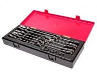 Фотография товара 'Jtc Набор ключей комбинированных трещоточных с подвижной головкой 8-19мм (в кейсе) 14 предметов JTC /1, JTC-K6142'