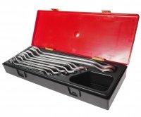 Фотография товара 'Jtc Набор ключей накидных 45° (европейский стандарт) 8-24мм (в кейсе) 8шт JTC /1/8, JTC-K6082'