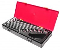 Фотография товара 'Jtc Набор ключей накидных 75° 6-24мм (в кейсе) 8шт JTC /1/8, JTC-K6081'