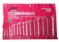 Фотография товара 'Jtc Набор ключей комбинированных 6-21мм (в планшете) 15 предметов JTC /1, JTC-AE2415S'