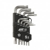 Фотография товара 'Jtc Набор ключей TORX пятилучевых Г-образных с отверстием ТS10-ТS50 9пр. JTC, JTC-5355'