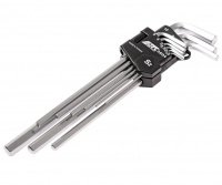 Фотография товара 'Jtc Набор ключей шестигранных Г-образных, удлиненных 1.5-10мм, 9шт JTC /1/6/36, JTC-3504'