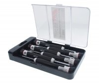 Фотография товара 'Jtc Набор прецизионных отверток 6шт PH00, PH0, PH1, SL1.5, SL2.5, SL3 (длина 150мм) JTC /1, JTC-5526'