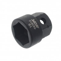 Фотография товара 'Jtc Головка торцевая ударная мини 6-гранная 1/2" х 19мм, длина 28мм JTC /1, JTC-442819'