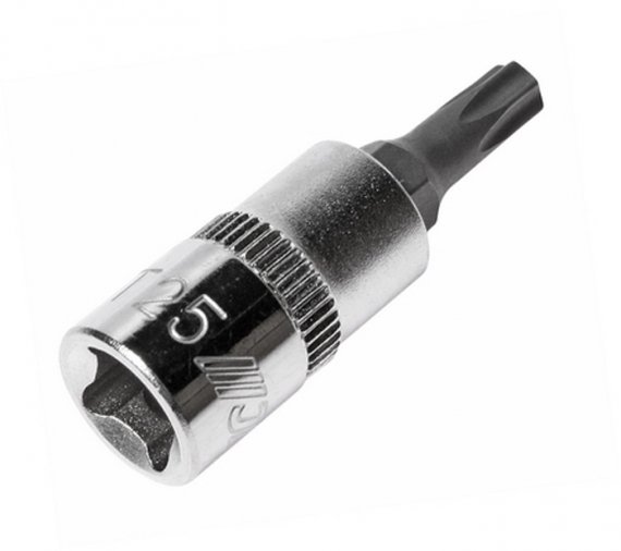 Фотография товара 'Головка с насадкой TORX 1/4" х T25, длина 37мм JTC /1'