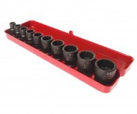 Фотография товара 'Jtc Набор головок торцевых ударных 12-гранных 1/2" 10-24мм 10 предметов JTC /1/16, JTC-J410P'