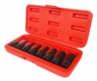 Фотография товара 'Jtc Набор головок ударных HEX 1/2" H5-19мм, длина 60мм (в кейсе) 8 предметов JTC /1, JTC-J408H'