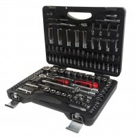 Фотография товара 'Jtc Набор головок торцевых и вставок 1/4" & 1/2" 6-гранных (в кейсе) 110 предметов JTC /1/3, JTC-H110B-B72'