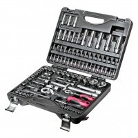 Фотография товара 'Jtc Набор головок торцевых и вставок 1/4" & 1/2" 6-гранных (в кейсе) 96 предметов JTC /1/3, JTC-H096B'