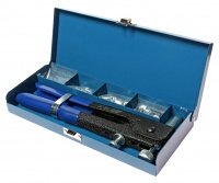 Фотография товара 'Jtc Заклепочник ручной резьбовой с заклепками в комплекте 3; 4; 5; 6мм, общая длина 270мм (в кейсе) JTC /1/16, JTC-5821A'