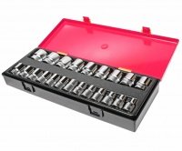 Фотография товара 'Jtc Набор головок торцевых 6-гранных 1/2 8-32мм (в кейсе) 22шт JTC /1, JTC-K4221'