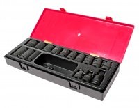 Фотография товара 'Jtc Набор головок торцевых ударных 6-гранных 1/2 10-24мм (в кейсе) 16 предметов JTC /1, JTC-K4161'