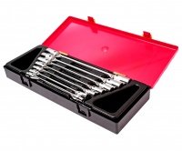 Фотография товара 'Jtc Набор ключей торцевых шарнирных 6-19мм (в кейсе) 7шт JTC /1/8, JTC-K6072'