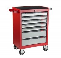 Фотография товара 'Jtc Тележка инструментальная 7 секций, красная на колесах JTC /1, JTC-3931C'