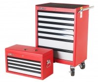 Фотография товара 'Jtc Тележка инструментальная JTC-3931 (7 секций) в комплекте с ящиком инструментальным JTC-3011 JTC /1, JTC-3931+3011'