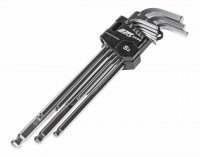 Фотография товара 'Jtc Набор ключей шестигранных удлиненных с шаровидным наконечником 1/16"-3/8", 9шт JTC /1/6/36, JTC-3506'