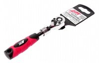 Фотография товара 'Jtc Трещотка 1/4" 72-зубцовая с телескопической резиновой рукояткой, длина 150-200мм JTC /1/12/48, JTC-5025'