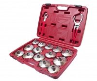 Фотография товара 'Jtc Набор съемников масляных фильтров ("чашки") в кейсе 16 предметов JTC /1, JTC-4666'