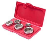 Фотография товара 'Jtc Набор съемников масляных фильтров ("чашки") в кейсе 5 предметов JTC /1, JTC-4665'
