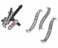 Jtc Съемник подшипников трехзахватный 12", захват 120-305мм JTC /1/2, JTC-351412